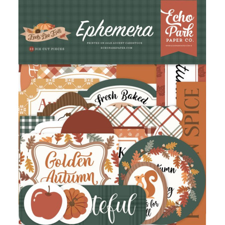 Echo Park Feels Like Fall Ephemera 33pz