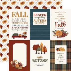 Carta Bella Here Comes Autumn Paper Pad 30x30cm
