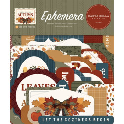 Carta Bella Here Comes Autumn Ephemera 34pz
