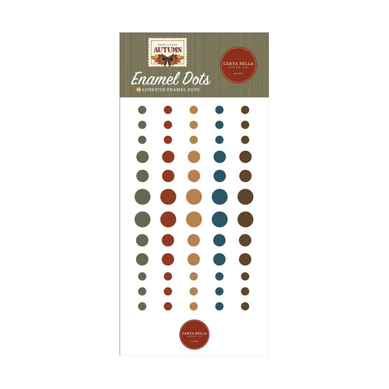 Carta Bella Here Comes Autumn Enamel Dots