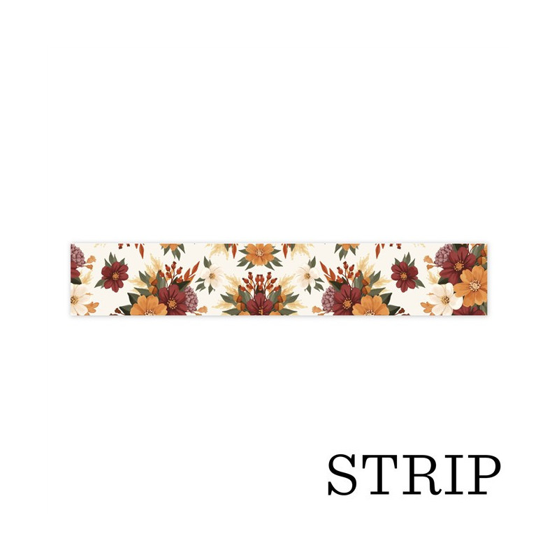Carta Bella Here Comes Autumn Washi Tape Garden Harvest Blooms