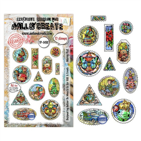 AALL & Create Stamp Set A6 1490 Merry Post