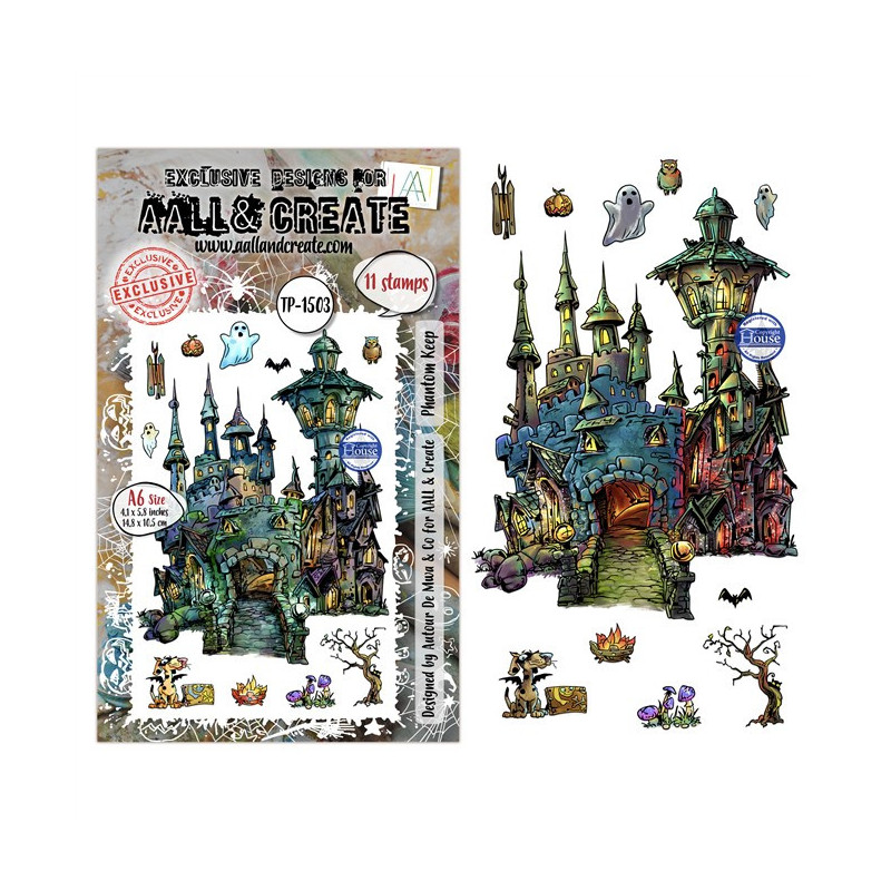 PREORDINE! AALL & Create Stamp Set A6 1503 Phantom Keep