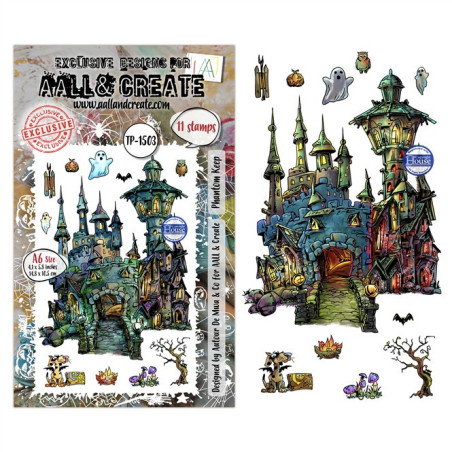 PREORDINE! AALL & Create Stamp Set A6 1503 Phantom Keep