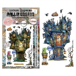 PREORDINE! AALL & Create Stamp Set A6 1504 Creaking Cabin