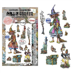 PREORDINE! AALL & Create Stamp Set A6 1505 Wicked Chores
