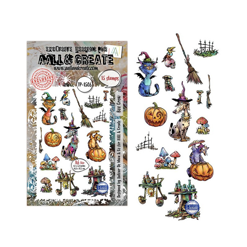 PREORDINE! AALL & Create Stamp Set A6 1506 Boo Crew