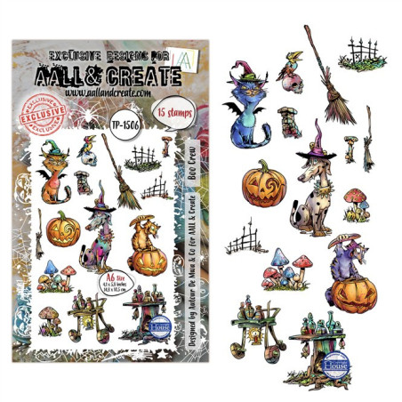 PREORDINE! AALL & Create Stamp Set A6 1506 Boo Crew