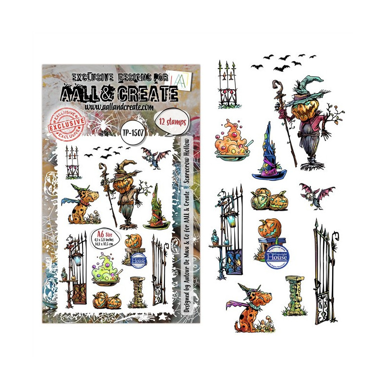 PREORDINE! AALL & Create Stamp Set A6 1507 Scarecrow Hollow