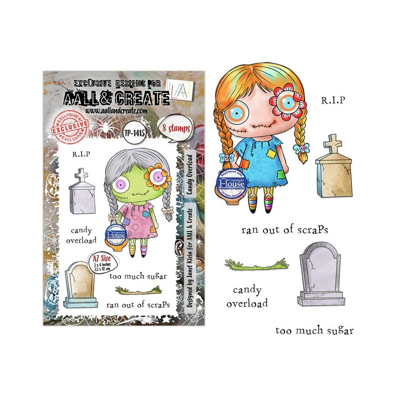 AALL & Create Stamp Set A7 1415 Candy Overload