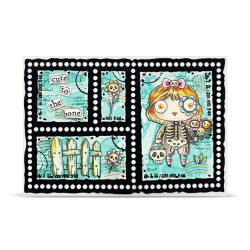AALL & Create Stamp Set A7 1418 Cut to be bone