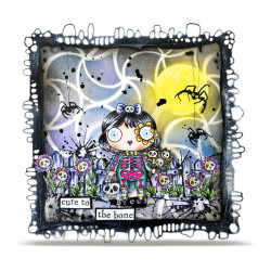 AALL & Create Stamp Set A7 1418 Cut to be bone