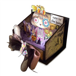 AALL & Create Stamp Set A7 1418 Cut to be bone