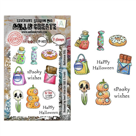 AALL & Create Stamp Set A7 1422 Halloween Bits