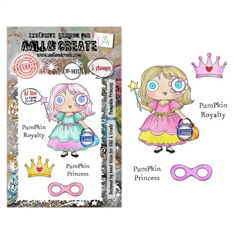 AALL & Create Stamp Set A7 1423 Pumpkin Princess