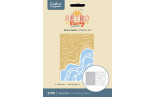 Crafter's Companion Retro Vacay Stencil Set Sea & Sand 2pezzi