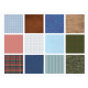 Crafter's Companion Dressed Up Gents Fabric Textures Paper Pad 15x15cm