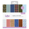 Crafter's Companion Dressed Up Gents Fabric Textures Paper Pad 15x15cm