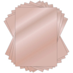 Craft Consortium The Essential Mirror Card A4 Rose Gold 10fogli