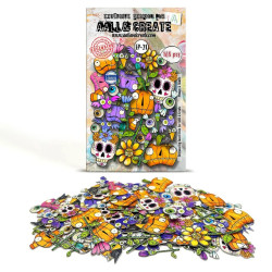 Aall & Create Ephemera Die-cuts Pumps & Skullz