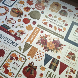 Carta Bella Here Comes Autumn Paper Pad 30x30cm