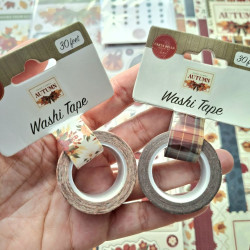 Carta Bella Here Comes Autumn Washi Tape Garden Harvest Blooms
