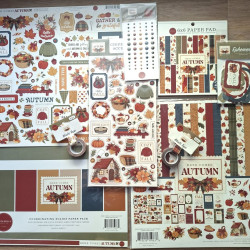 Carta Bella Here Comes Autumn Washi Tape Pumpkin Patch Plaid