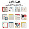 Echo Park Mouse And Me Birthday Paper Pad 15x15cm