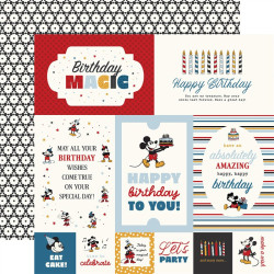 Echo Park Mouse And Me Birthday Collection Kit 30x30cm