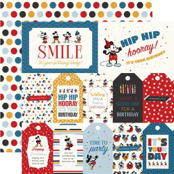 Echo Park Mouse And Me Birthday Collection Kit 30x30cm