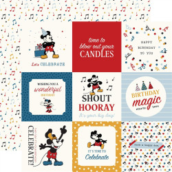 Echo Park Mouse And Me Birthday Collection Kit 30x30cm