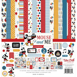 Echo Park Mouse And Me Birthday Collection Kit 30x30cm