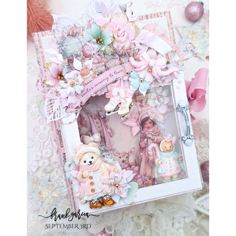 Prima Marketing Christmas Blush Ephemera Frosty Memories by Frank Garcia 100pz