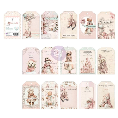 Prima Marketing Christmas Blush Tag Pad by Frank Garcia