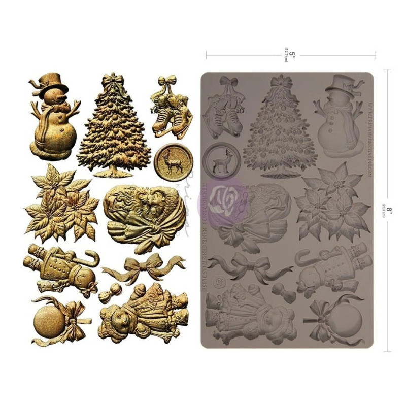 Prima Marketing Christmas Blush Silicone Mould by Frank Garcia