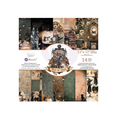 PRIMA MARKETING Made of Magic Paper Pad 30x30cm by The 3 Girls Tale 14fogli