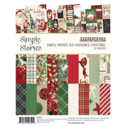 Simple Stories Simple Vintage Old-Fashioned Christmas Paper Pad 15x20cm