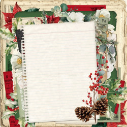 Simple Stories Simple Vintage Old-Fashioned Christmas Collection Kit 30x30cm