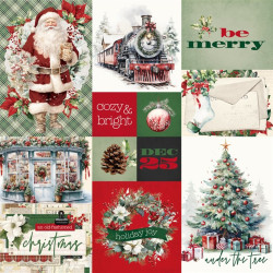 Simple Stories Simple Vintage Old-Fashioned Christmas Collection Kit 30x30cm