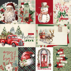 Simple Stories Simple Vintage Old-Fashioned Christmas Collection Kit 30x30cm