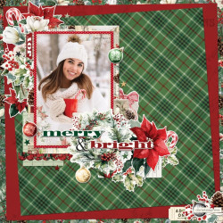 Simple Stories Simple Vintage Old-Fashioned Christmas Bits & Pieces 92pz