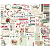Simple Stories Simple Vintage Old-Fashioned Christmas Journal Bits & Pieces 89pz