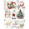 Simple Stories Simple Vintage Old-Fashioned Christmas Rub Ons