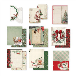 Simple Stories Simple Vintage Old-Fashioned Christmas 6x8 Inch Binder Inserts