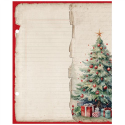Simple Stories Simple Vintage Old-Fashioned Christmas 6x8 Inch Binder Inserts
