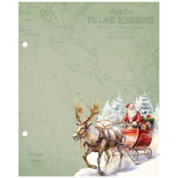 Simple Stories Simple Vintage Old-Fashioned Christmas 6x8 Inch Binder Inserts