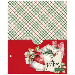 Simple Stories Simple Vintage Old-Fashioned Christmas 6x8 Inch Binder Inserts