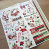 Simple Stories Simple Vintage Old-Fashioned Christmas Cardstock Stickers Icons 30x30cm