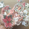 Simple Stories Simple Vintage Old-Fashioned Christmas FLORAL Bits & Pieces 51pz