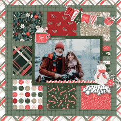 Simple Stories Mistletoe & Holly Collection Kit 30x30cm